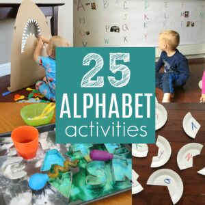 25 Simple Alphabet Activities for Kids