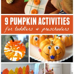 9 Pumpkin Activities for Toddlers and Preschoolers