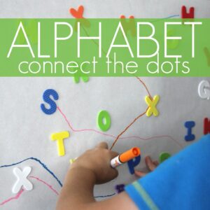 Giant Alphabet Sticker Connect the Dots Game
