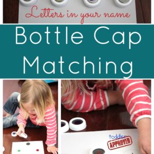 Little Learners: Bottle Cap Name Matching