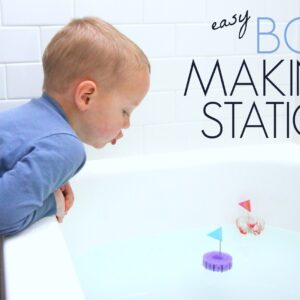 Create a Boat Making Station for Kids