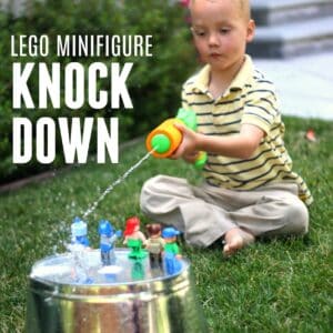 LEGO Minifigure Knock Down Game