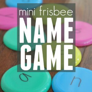 Mini Frisbee Name Game