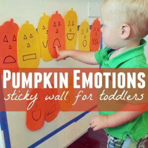 Pumpkin Emotions Sticky Wall