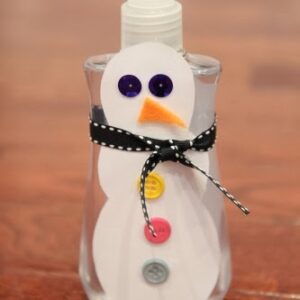 Gifts Made by Kids: Snowman Soap Bottles