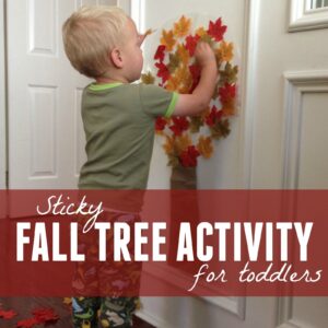 Easy Fall Tree Activity for Toddlers