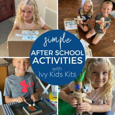 easy to set up book themed subscription kit for kids