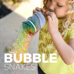 Bubble Snakes Outdoor Activity