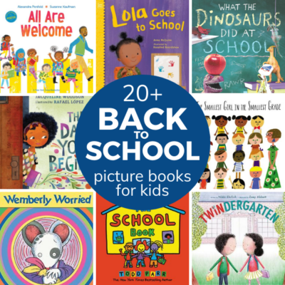 20+ back to school books for kids