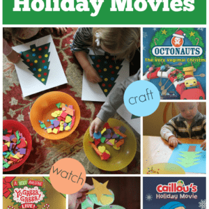 Toddler Approved Holiday Movies {Create, Watch & Play}