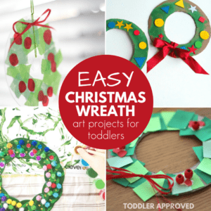 Christmas Wreaths Toddlers Can Make