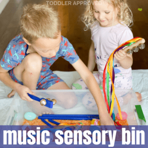 Music Sensory Bin Hands-On Learning Activity for Kids