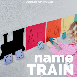 Name Train Preschool Matching Activity