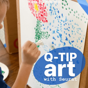 Easy Art Projects: Q-Tip Painting Seurat