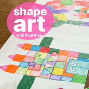Paul Klee Inspired Shape Art Project for Kids