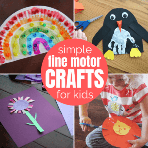 Fine Motor Skills Crafts for Kids {Get Ready for K Through Play}