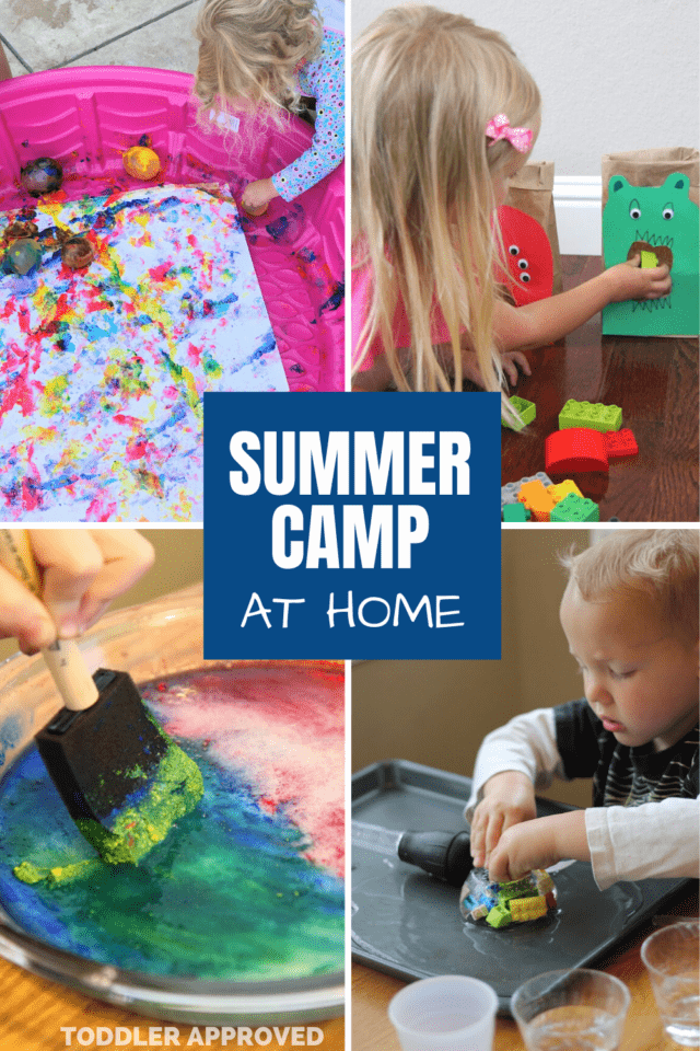 4 weeks of summer camp at home ideas for kids