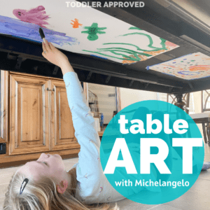 Easy Michelangelo Kids Art Activity